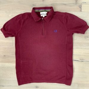 Fred Perry Bradley Wiggins knit cycling polo